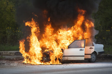 Cotxe incendiat