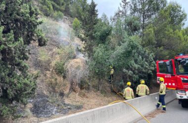 Incendi forestal, el Papiol